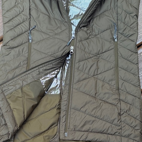 Columbia Heavenly II Long Women's Olive Vest - Picture 3 of 7